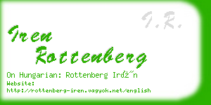 iren rottenberg business card